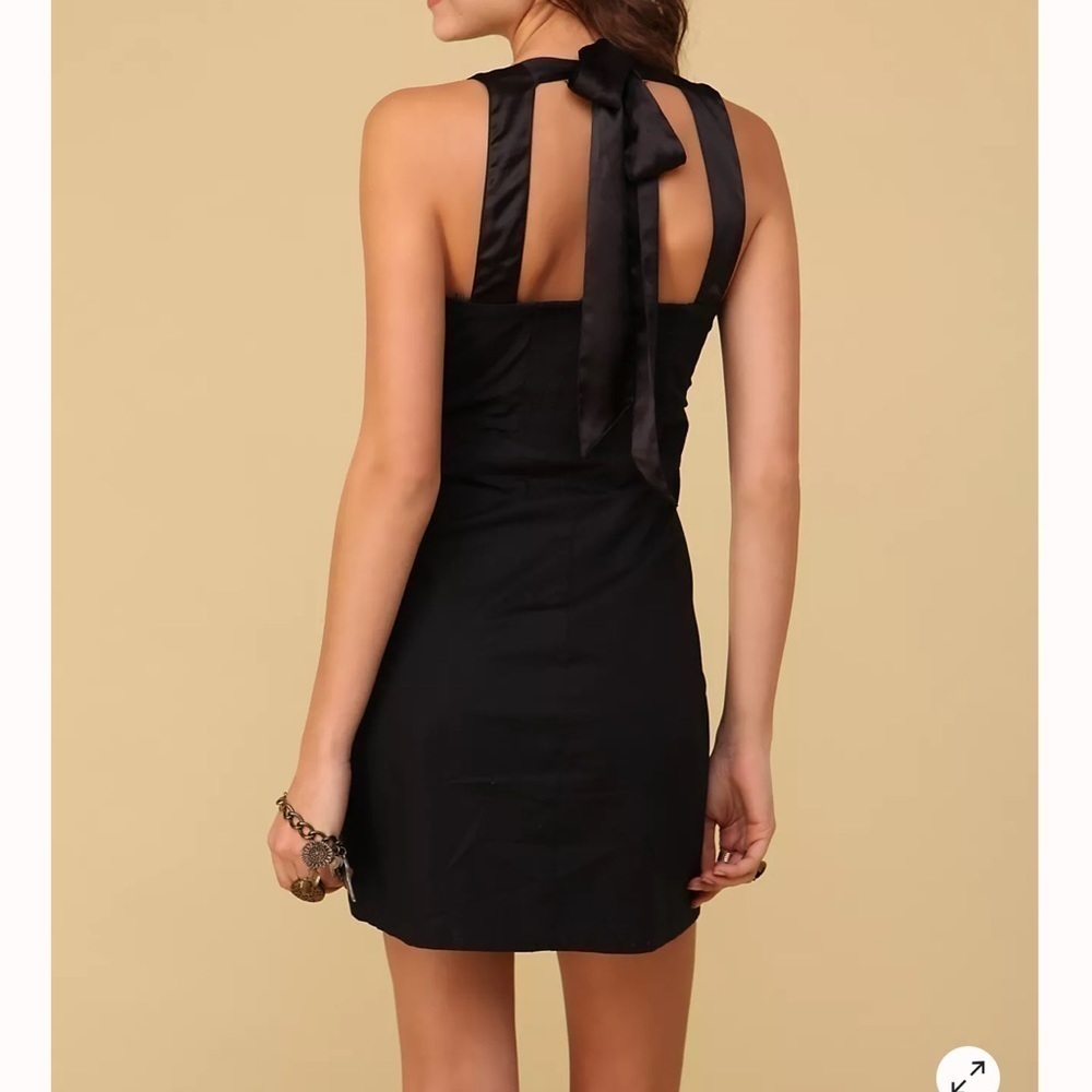 Free People Leaf Motiff Mini Dress - Picture 3 of 15